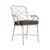 Brown Jordan Calcutta Arm Chair, Dove frame with Fusion Charcoal fabric For Sale - Image 12 of 12