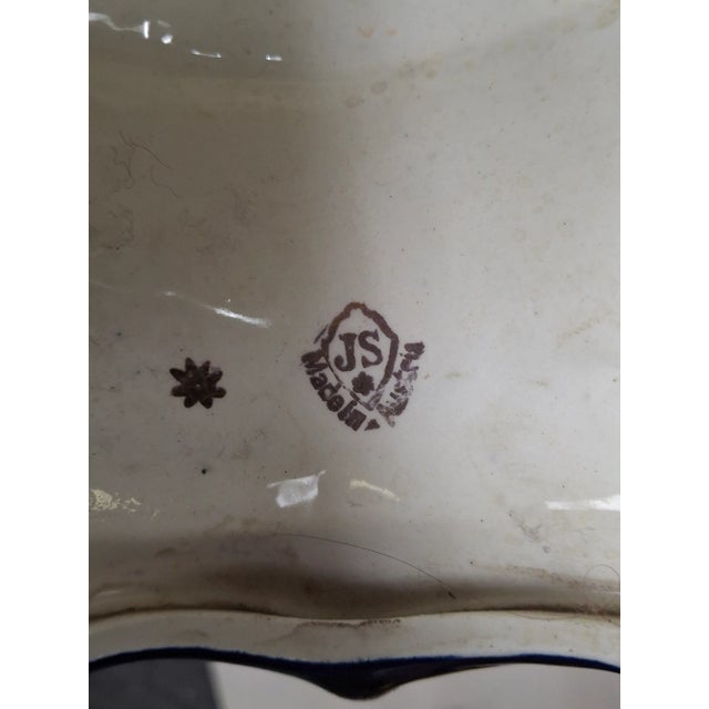 Royal Vienna Porcelain Blue Cobalt Decorated Pedestal, Circa 1900s For Sale - Image 11 of 12