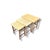 Vintage Teak Nesting Tables from Schreiber, Set of 3 For Sale - Image 4 of 9