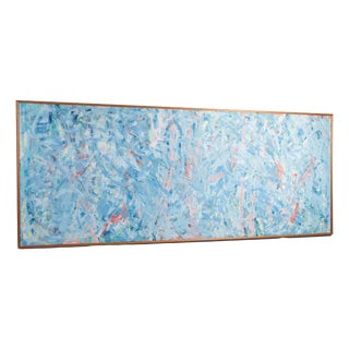 Large Abstract Composition, 1980s, Oil on Canvas For Sale