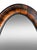 Antique Oval Wood Wall Mirror For Sale - Image 4 of 11