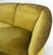 1970s Italian MId Century Modern Gold Velvet Upholstery Cloud Shape Sofa Cast Brass For Sale - Image 5 of 12