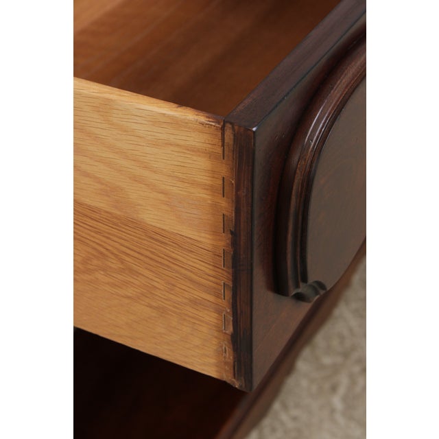 1980s Mt Airy Cherry 2 Tier Country French Style Sideboard For Sale - Image 5 of 15