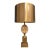 Metal Charles Table Lamp in Brass and Onyx For Sale - Image 7 of 7