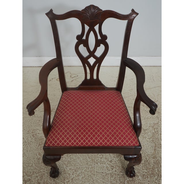 Age: C.2002 Details: Finish no1 Mahogany Ball & Claw Feet Fine Carved Details High Quality Construction 18 C. Design...