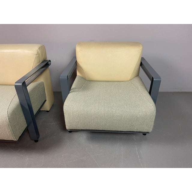 Textile Artifort Model 952 Transformation Lounge Chairs by Hans De Wit, The Netherlands, 1980s, Set of 2 For Sale - Image 7 of 18