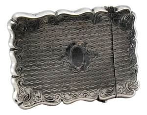 Silver Cardboard Box with Engravings