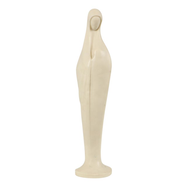Art Deco Italian Statue of Mary with Child from Faro For Sale