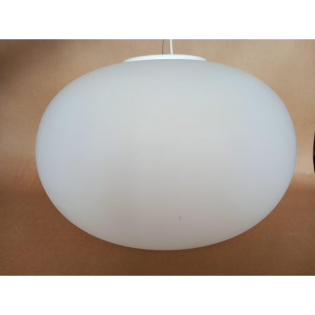 Murano Opal Glass Pendant Light For Sale - Image 5 of 8
