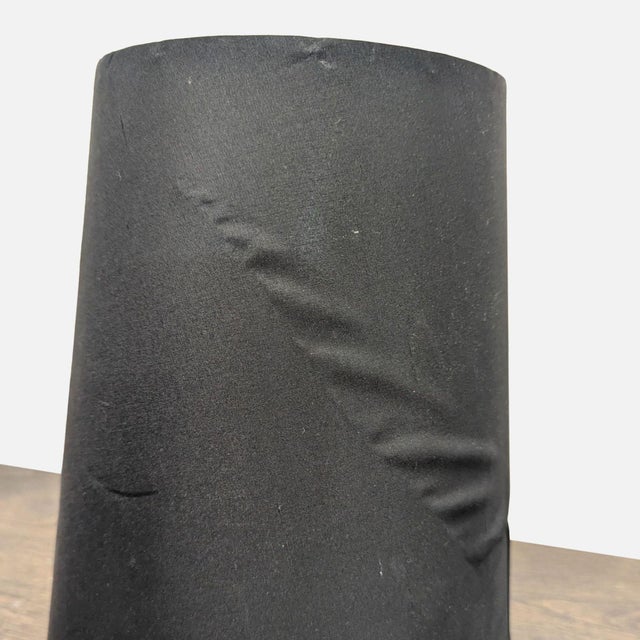 Black Jonathan Adler Claridge Lead Crystal Table Lamp With Black Shade For Sale - Image 8 of 8