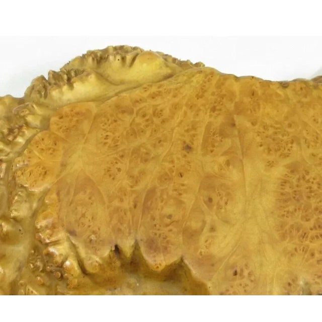 Early 20th Century Antique Japanese Meiji Kadai Burl Presentation Board For Sale - Image 5 of 10