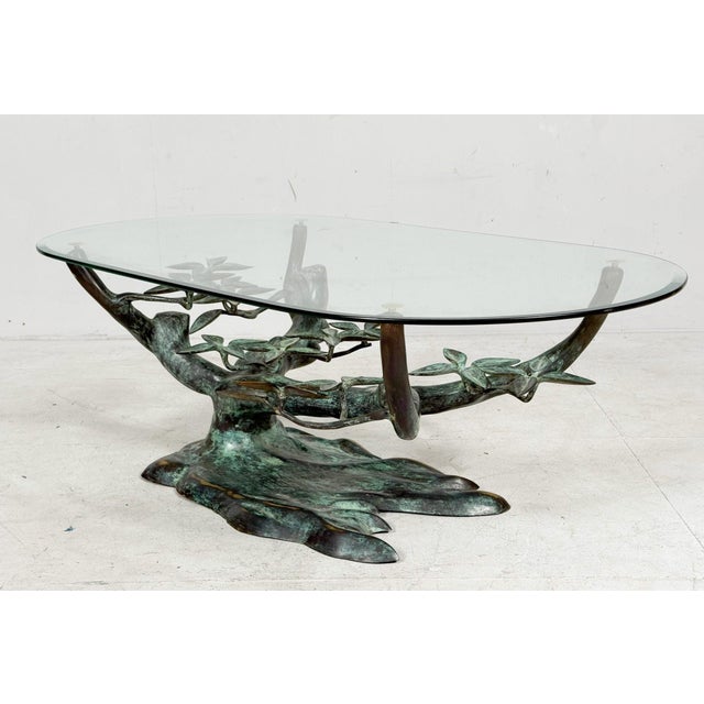 Hollywood Regency Bonsai Coffee Table by Willy Daro, Belgium, 1970s For Sale - Image 11 of 18