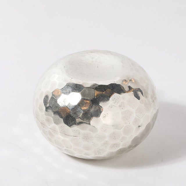 Aesthetic Movement Signed Whiting Sterling Silver Ball-Form Scent Flask For Sale - Image 12 of 12