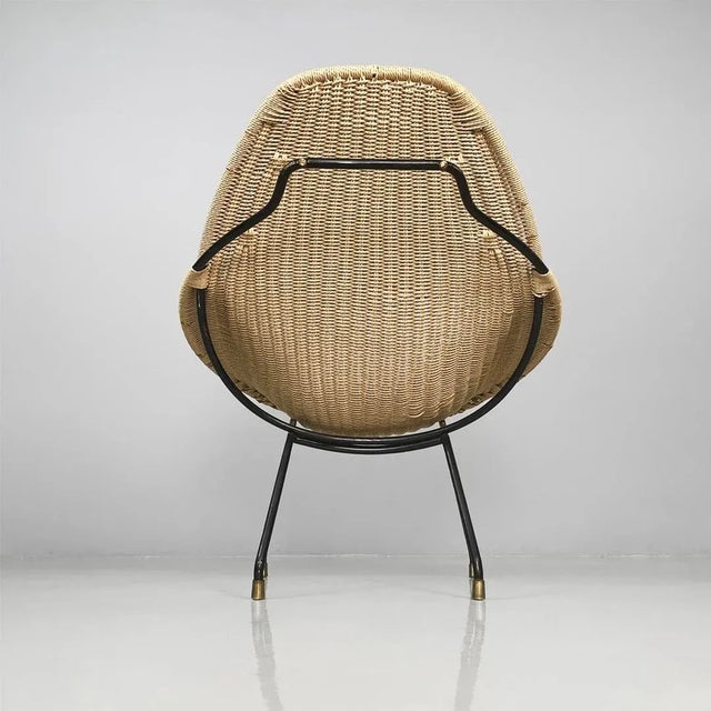 Gastone Rinaldi Mid-Century Modern Italian Du 50 Armchair by Gastone Rinaldi for Rima, 1950s For Sale - Image 4 of 18