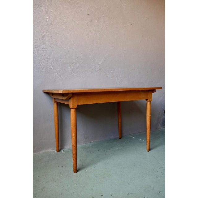1960s Vintage Bistro Table with Spindle Legs, 1960s For Sale - Image 5 of 11
