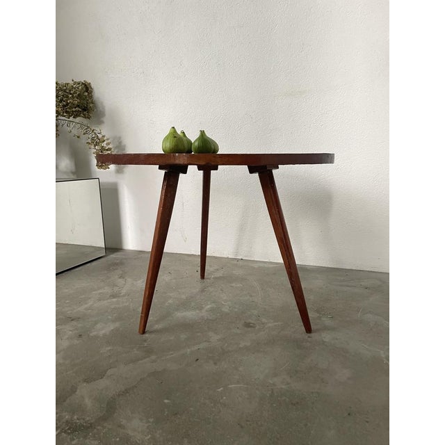 Coffee Table in Chiseled Wood, 1960s For Sale - Image 15 of 18