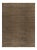 Brown Rug & Kilim’s Contemporary Textural Rug in Brown, Simple Solid Striae For Sale - Image 8 of 8
