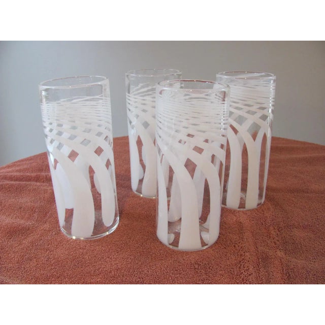 White Anthony Stern 7.5" Tall Blown Glass Cylinder Vase For Sale - Image 8 of 13