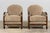 1930s 1930s French Art Deco Club Chairs With Ottoman, Beech & Mohair For Sale - Image 5 of 18
