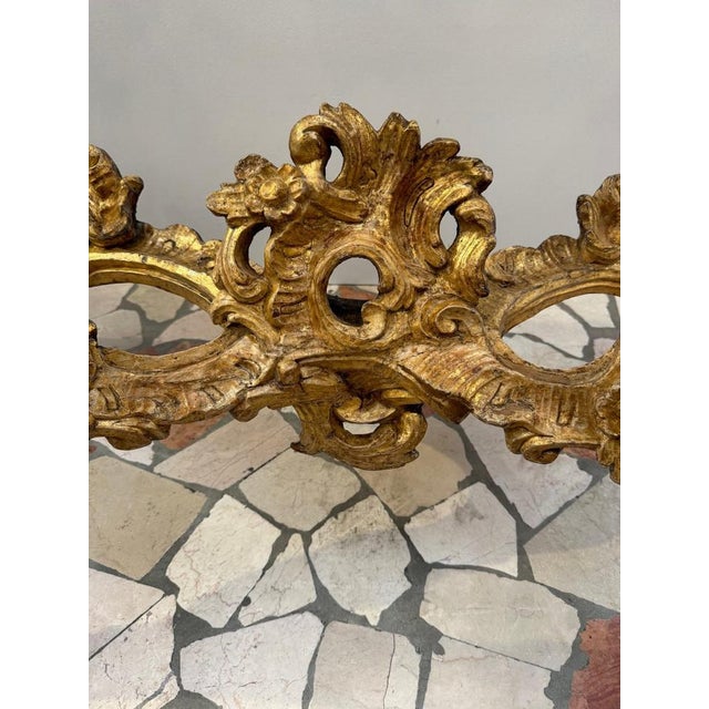 Roman Console with Marble Top, 1700s For Sale - Image 6 of 11