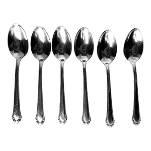 Vintage Gorham 1937 Silver Plate "Cavalier" Pattern Tea Spoons- Set of 6