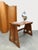This Brutalist vintage wooden desk is a unique Scandinavian design, created by Gilbert Marklund. What makes this desk...