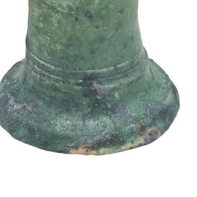 Moroccan Tamegroute Glazed Candlestick Holder For Sale - Image 4 of 6