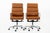 Herman Miller Pair Herman Miller Eames Tall Brown Leather Desk Chair Soft Pad For Sale - Image 4 of 12
