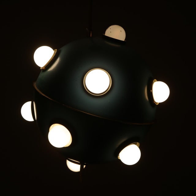 Pendant Lamp Model 551 Oscar Torlasco for Lumi, Italy, 1960s For Sale - Image 9 of 12