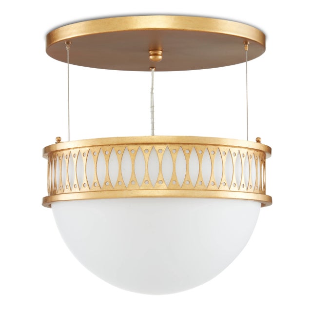 Currey & Company Currey & Company Bunny Williams Collection Lola Pendant For Sale - Image 4 of 5