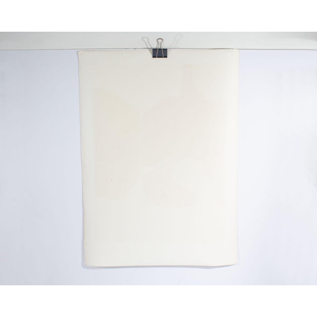 Yellow 1973 Structure Series Artist’s Proof Serigraph by Harry Hilson For Sale - Image 8 of 10