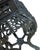 Wood Antique Chinese Ebonized Carved Wood Marble Inset Plant Stand For Sale - Image 7 of 10
