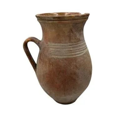 Farmhouse Antique Hungarian Folk Art Pottery For Sale - Image 3 of 5