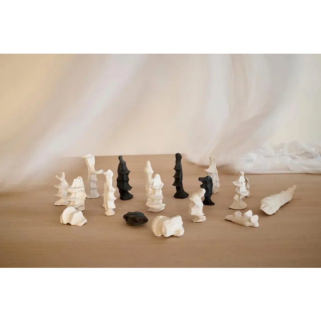 Contemporary Primitive Sculpture by Jean-Baptiste Van the Hede, Set of 20 For Sale - Image 3 of 11