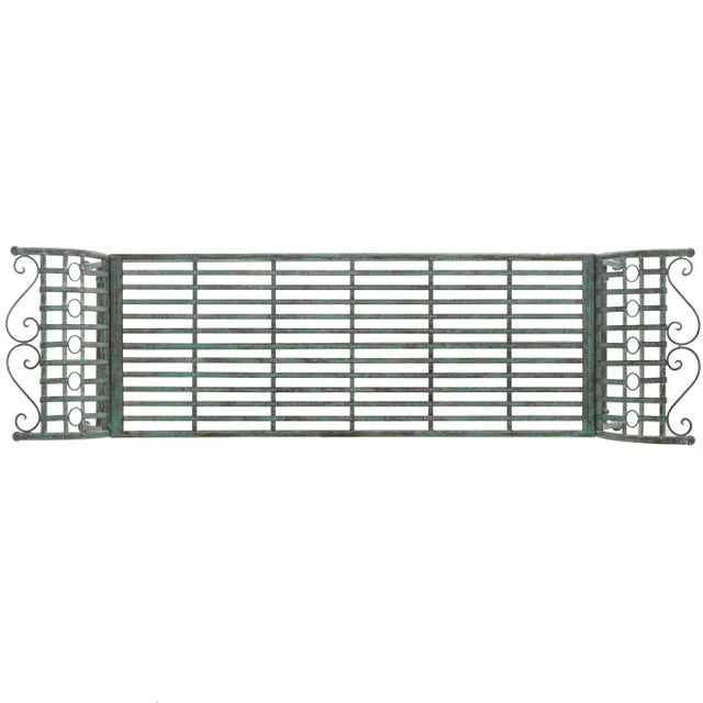 2020s Hadley Bench - Antique Dark Green For Sale - Image 5 of 8