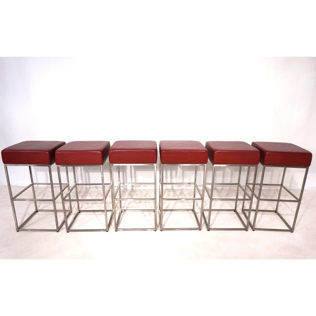 Vintage DS 218/55 Bar Stools by Paolo Piva for de Sede, 2017, Set of 6 For Sale - Image 11 of 18