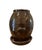 Vintage Large Hand Made Brown Glazed Redware Pottery Crock / Vessel / Olive Jar / Planter and Saucer Set For Sale In Dallas - Image 6 of 10