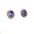 Diamond Sapphire Earrings 14k Gold 3.24 TCW Certified For Sale - Image 17 of 18