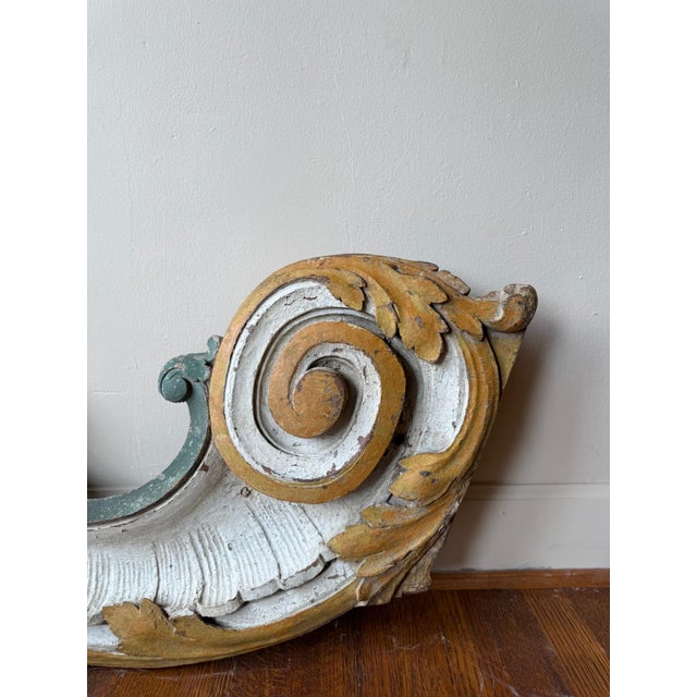18th Century 18th Century Scroll Motif Artifact For Sale - Image 5 of 6