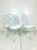 Boho Chic Wrought Iron Nautilus Shell Dining Set- Table and 4 Chairs For Sale - Image 3 of 12