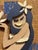 Rare 1960s MCM Tropical Hula Girl Hand Cut Wood 3d Wall Sculptural Framed Art For Sale - Image 10 of 14