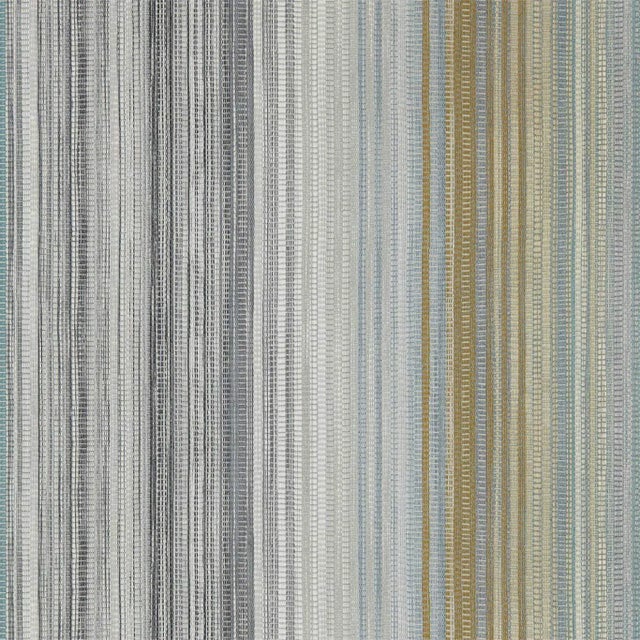 Harlequin Spectro Stripe Wallpaper in Litchen/Graphite - a Sample For Sale
