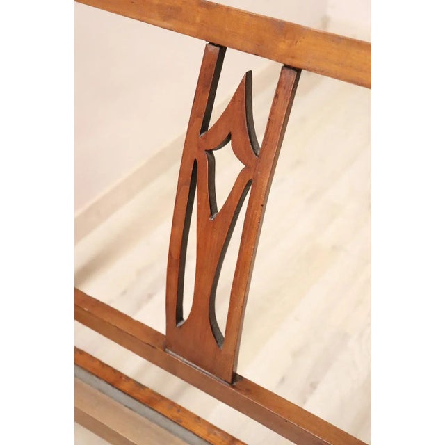 Antique Early 19th Century Single Bed in Cherry Wood For Sale - Image 3 of 6