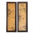 Pair of 1960s Chinoiserie Printed Panels on Wood With Asian Bird Motif For Sale