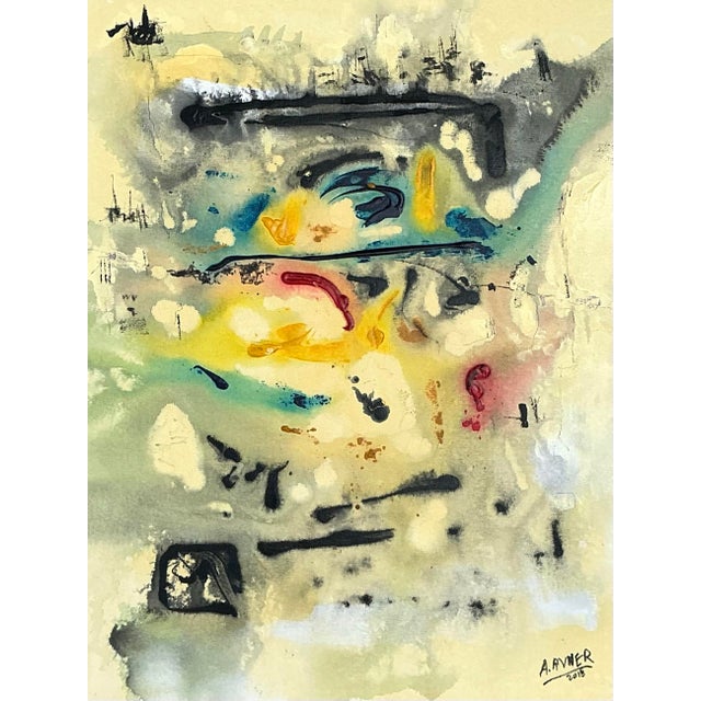 Vintage Original Oil Portrait on Canvas For Sale - Image 9 of 12