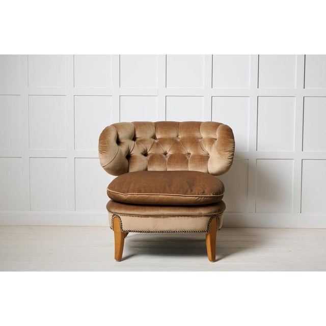 Easy chair ”Boet” designed by Otto Schulz from the mid 20th century. The chair is a prime example of the Scandinavian 20th...