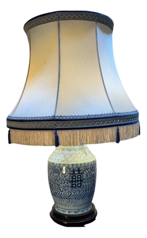 Enamelled Porcelain Table Lamp