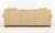 Textile Modern Beige Chenille Upholstered Three-Seat Sofa For Sale - Image 7 of 7