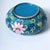 Mid 20th Century Vintage Chinese Cloisonné Ashtray | Turquoise Ground Lotus Motif With Gilt Rim For Sale - Image 5 of 7