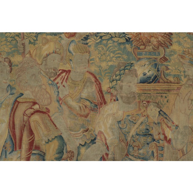 Rug & Kilim Antique 17th Century European Flemish Tapestry With Narrative Pictorial - Rug & Kilim For Sale - Image 4 of 8